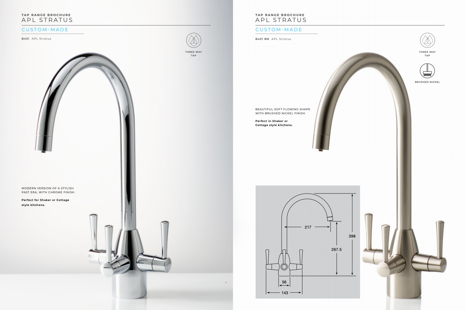 APL Stratus taps specifications